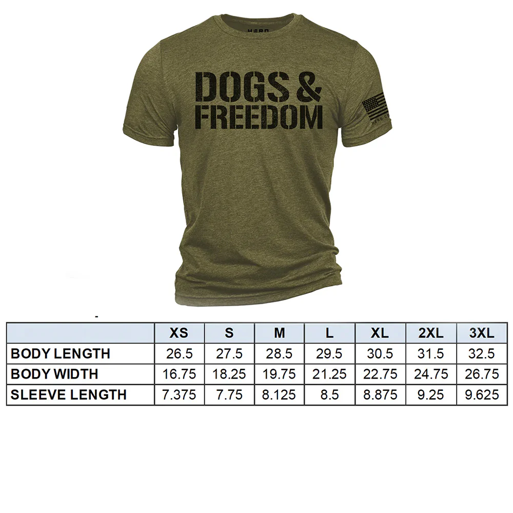 The Hero Company Men's Dogs & Freedom Tee - Image 3